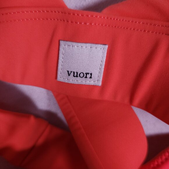 Vuori Stride Bra Large Open Back Orange Sports Running Yoga Gym Athletic - Picture 3 of 8